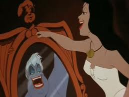 Ursula in the mirror